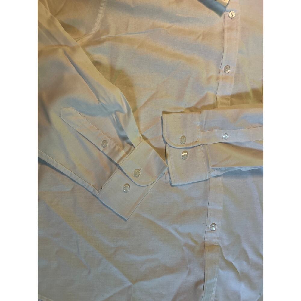 VTG Diane Von Furstenberg White Oxford Button Down Shirt Women's 44 (2x) NWT - Picture 3 of 7